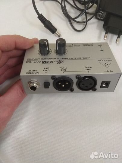 Мини-микшер-усилитель behringer ma 400 micromon