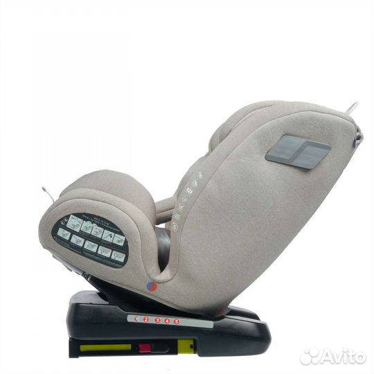 Автокресло 0-36 isofix Indigo поворот на 360 гр