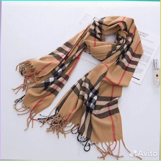 Тёплый шарф Burberry (Номер артикула: 62390)