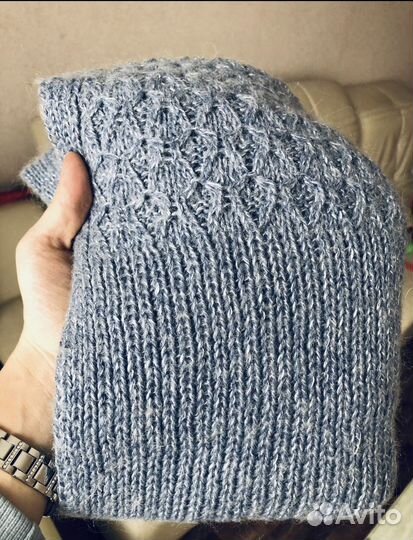 Снуд шерстяной снежная королева