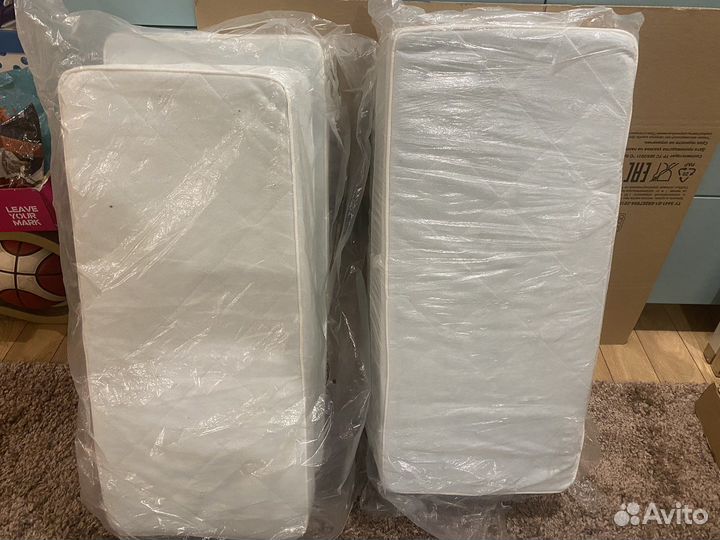 Матрасы (2 комплекта) на кровать IKEA Миннен