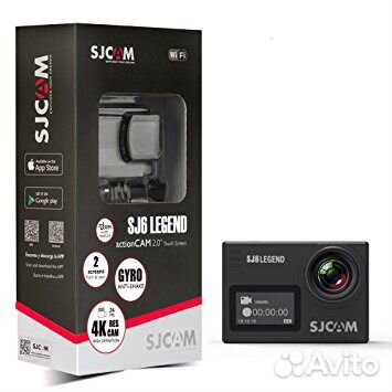 Экшн Камера sjcam 6 Legend Wi-Fi Оригинал (черный)