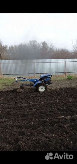 Вспашка огорода, плугом, фрезой