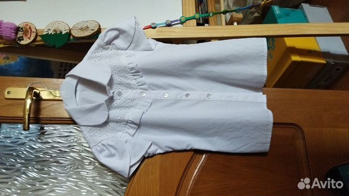 Школьная блузка 128