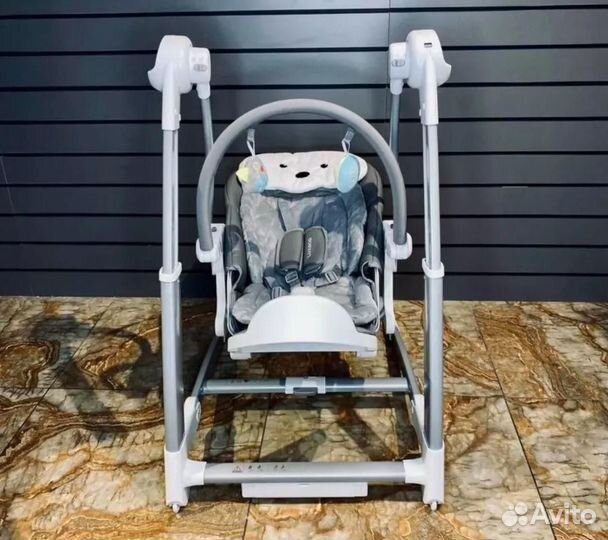 Стульчик для кормления, электрокачели Luxmom