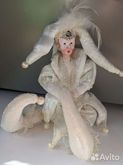 Интерьерная кукла Арлекин