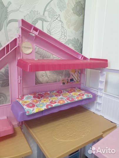 Кукольный домик для барби с мебелью