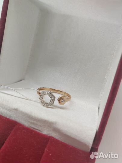 Золотое кольцо размер 16.5