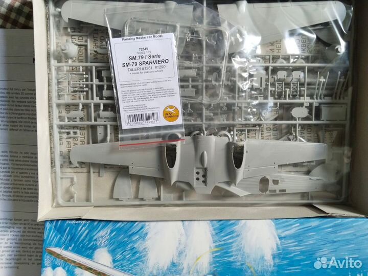 SM.79 Sparviero,1/72,Italeri+Маски