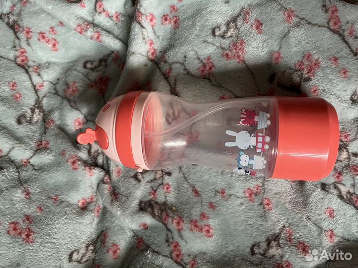 Новая бутылочка поильник для детей с трубочкой