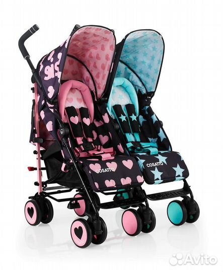 Коляска для двойни Cosatto Supa Dupa Sis and Bro