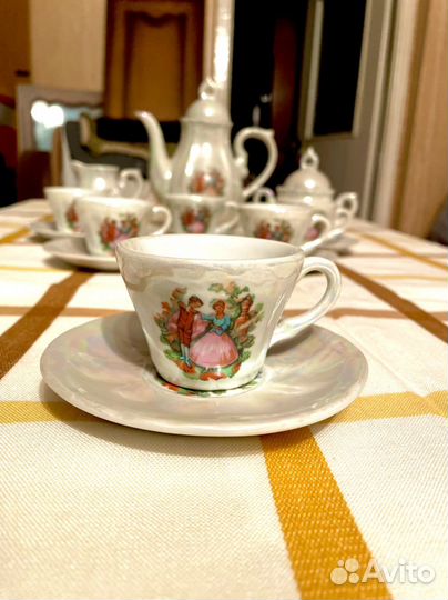 Кофейный сервиз фарфор 80 х годов