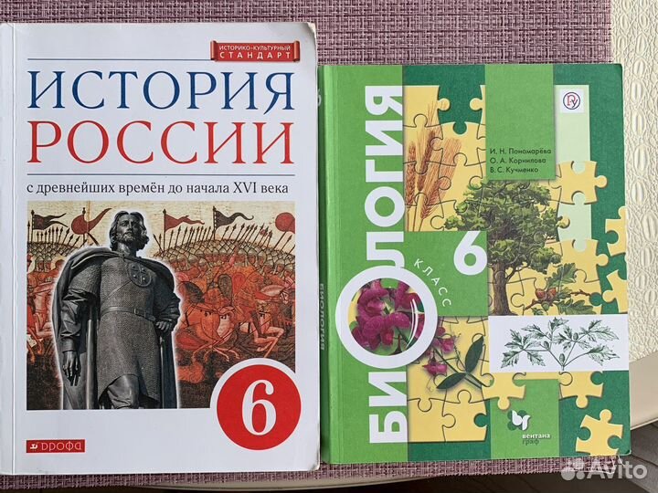 Школьные учебники 6 класс