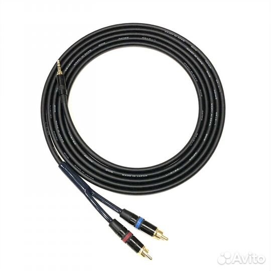 Mini Jack 3.5 - 2x RCA кабели Mogami Sommer Canare