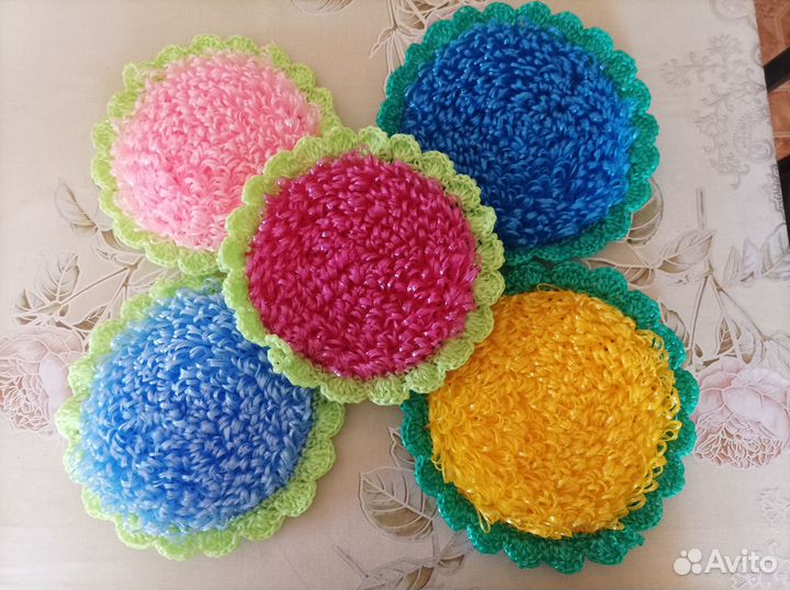 Мочалка ручной работы