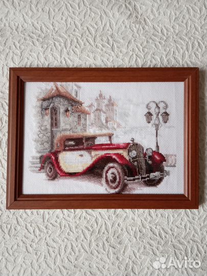 Картина вышитая крестом