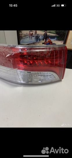Задние фонари. Toyota avensis