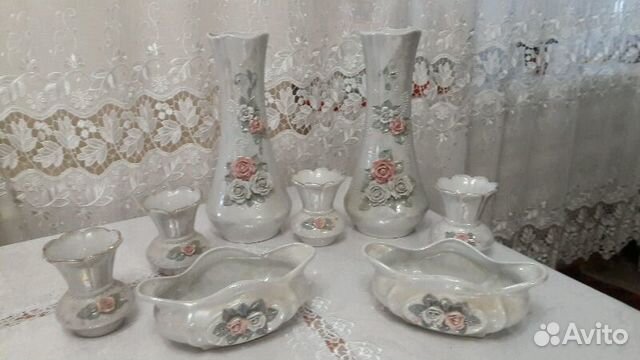 Вазы под цветы, конфетницы, салфетницы