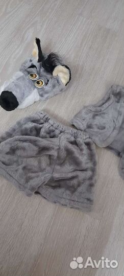 Костюм карнавальный волк р. 2-6лет