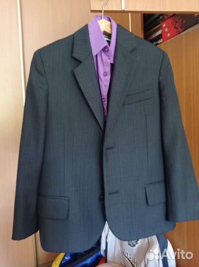 Школьная форма 134 140 жилет костюм брюки рубашка