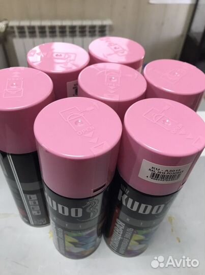 Аэрозольная краска Розовая