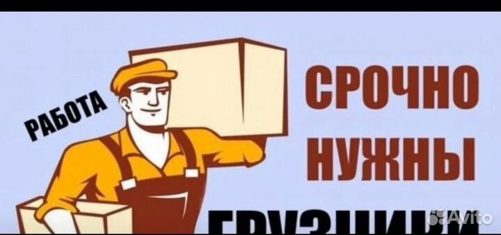 Требуются грузчики в стр.магазин