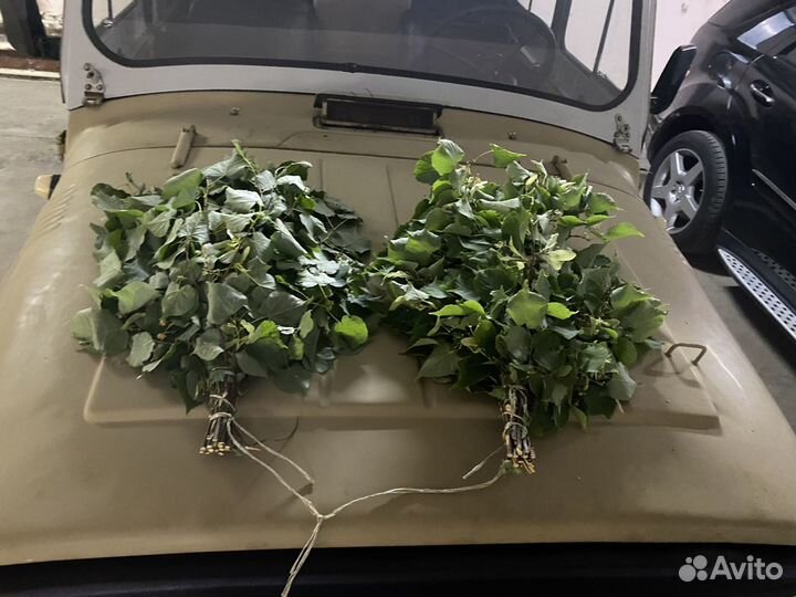 Веники для бани : пихта береза можжевельник дуб