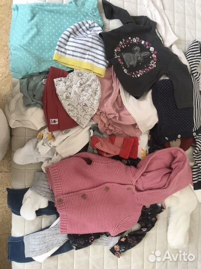 Детские вещи пакетом на девочку 0-6 мес