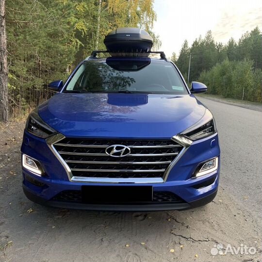 Бокс Terra Drive 480 черный мат. на Hyundai Tucson