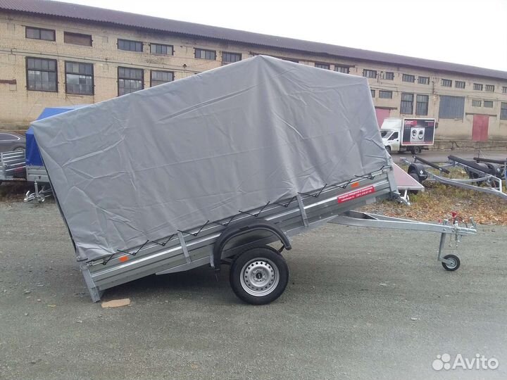 Прицеп мзса 817712.022 (3.1 на 1.5м.) с тентом