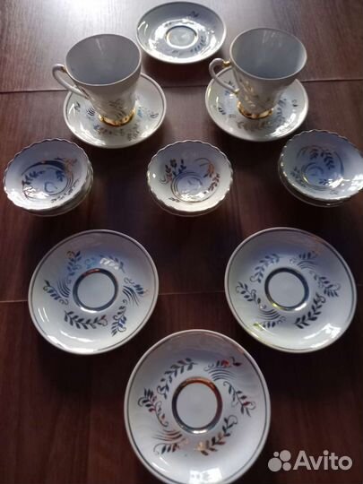 Остатки от кофейного сервиза Коростеньского завода