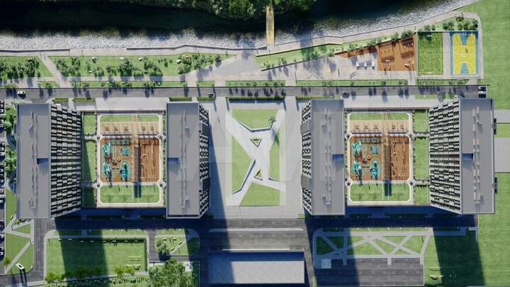 1-к. квартира, 61,6 м², 13/19 эт.