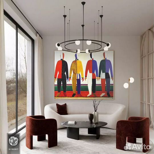 Картина-Спортсмены