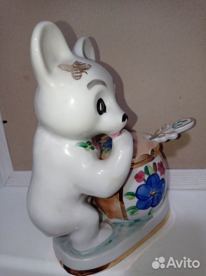 Фарфоровый Мишка Дулево