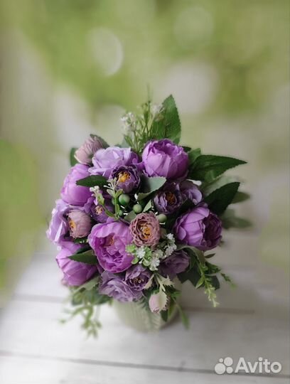 Искусственные цветы букет 62