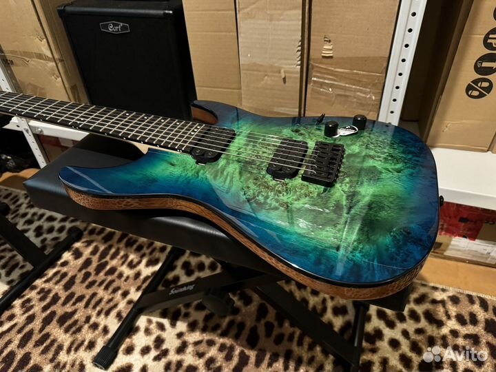 Schecter C-7 PRO AQB - 7 струнная электрогитара
