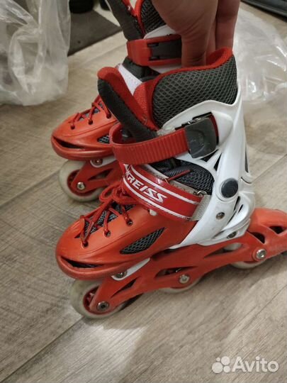 Роликовые коньки детские раздвижные