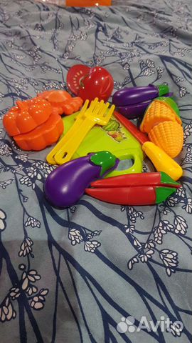 Детские игрушки овощи