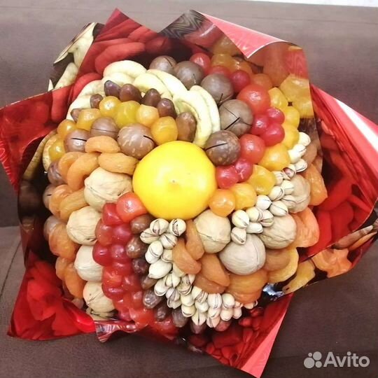 Съедобные букеты из сухофруктов