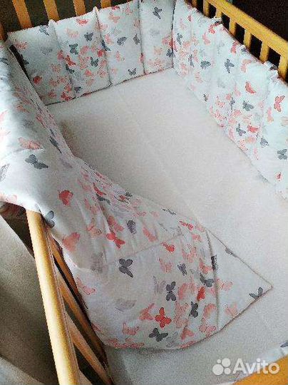 Бортики в кроватку заборчик