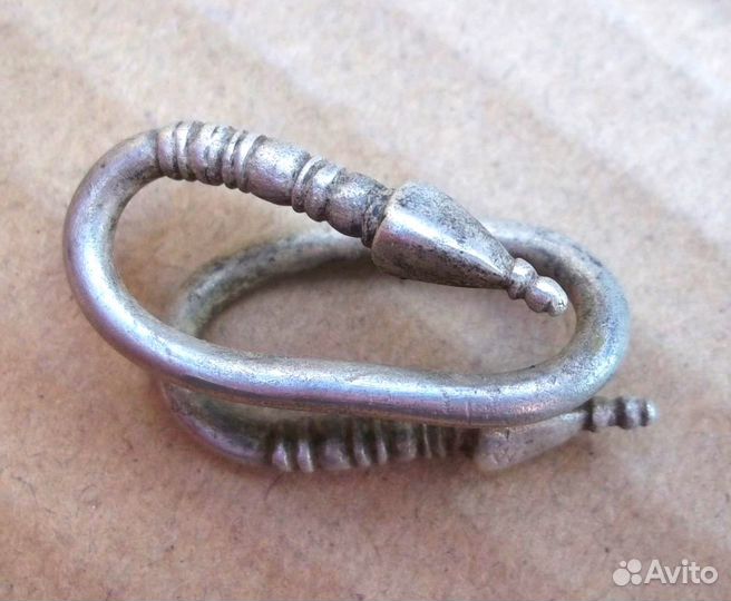 Антика Серьга Височник подарок Серебро. № 2