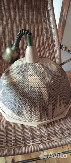 Люстра из ротанга