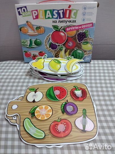 Развивающие игрушки на липучках