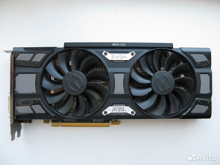 Неисправная видеокарта evga GeForce GTX 1070 Ti