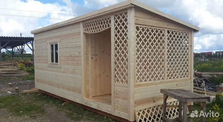 Хозблок сарай бытовка с дровником