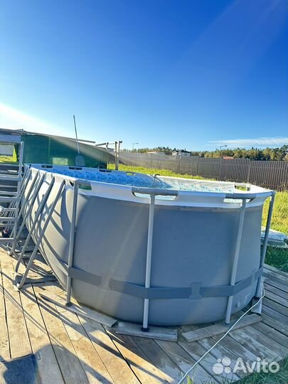 Бассейн 5,49/2,74.глубина 120 см
