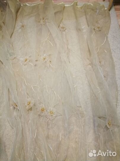 Тюль + шторы