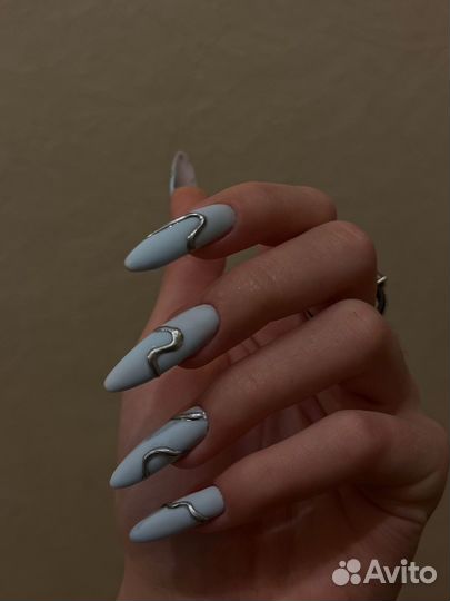 Маникюр наращивание