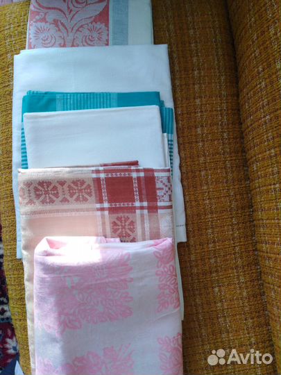 Скатерть и салфетки времен СССР, новые