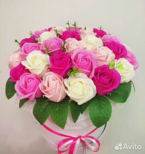 Букет из мыльных цветов